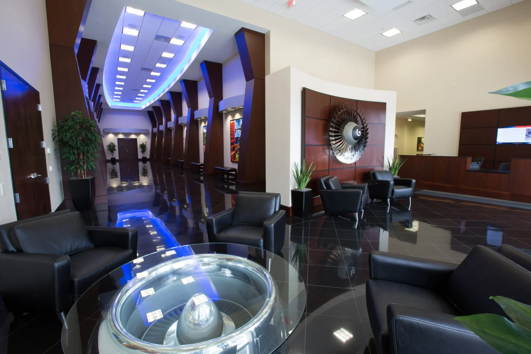 AeroTurbine Aviation Facility Corporate Headquarters Industrial Aviation Facility built by Hernandez Development & Construction in Miramar FL