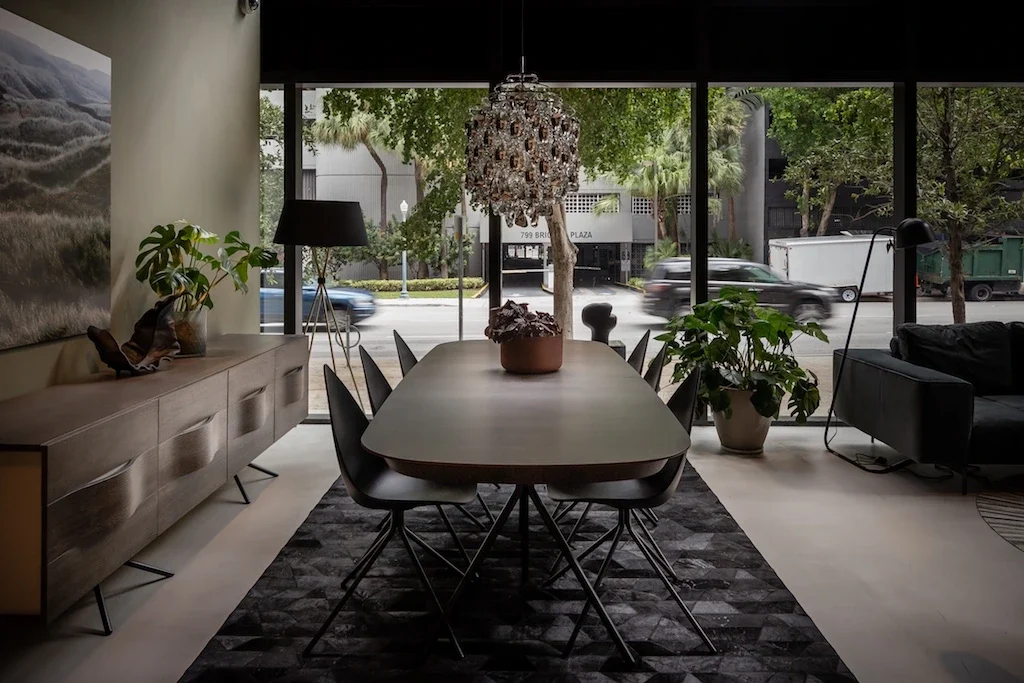 BoConcept Furniture Retail Interior Build-Out by Hernandez Development & Construction at 800 Brickell Avenue Miami FL