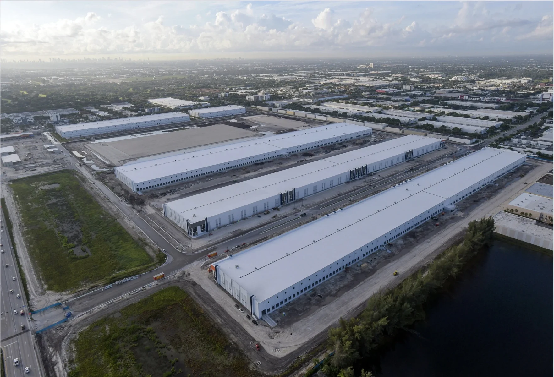 Bridge Point Doral - Class A industrial park built by Hernandez Development & Construction in Doral, FL