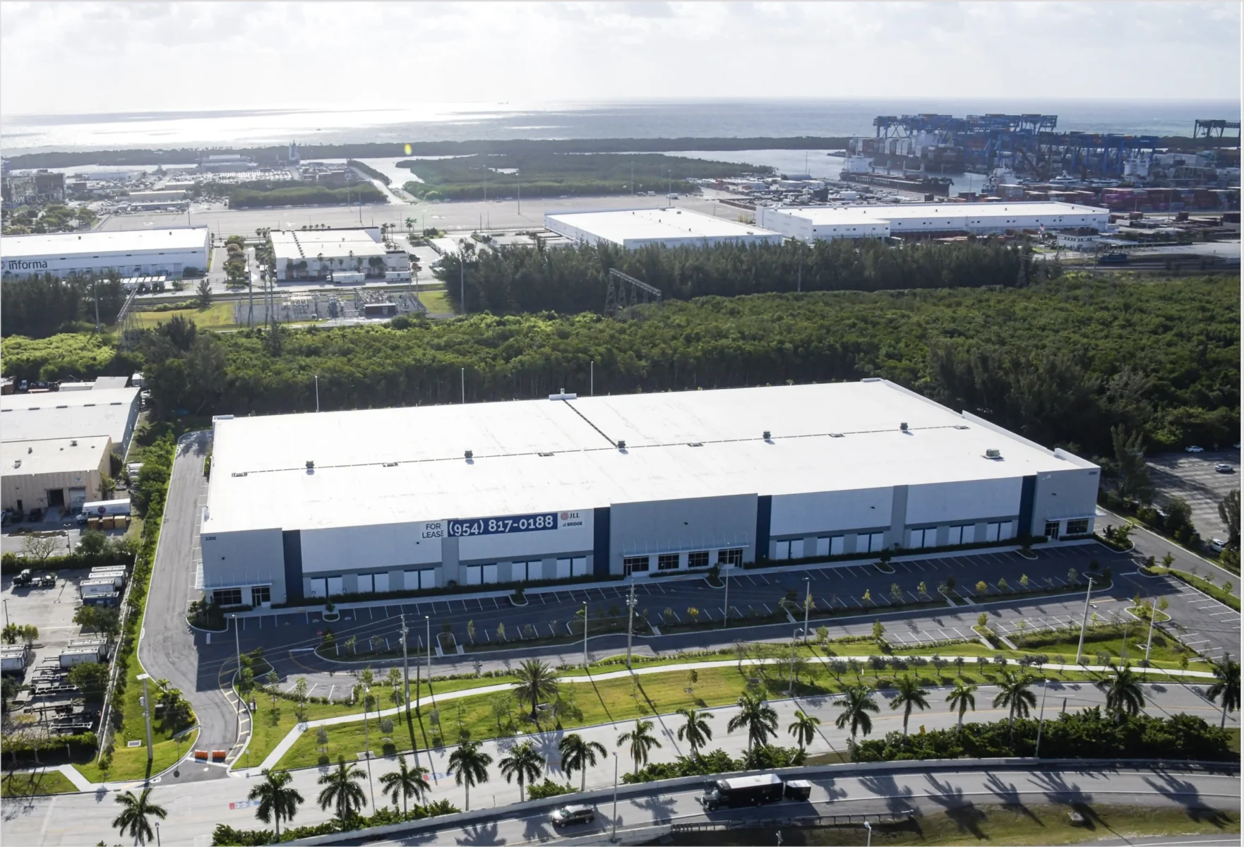 Bridge Point Port Everglades_ Class A industrial warehouse by Hernandez Construction & Development in Dania Beach
