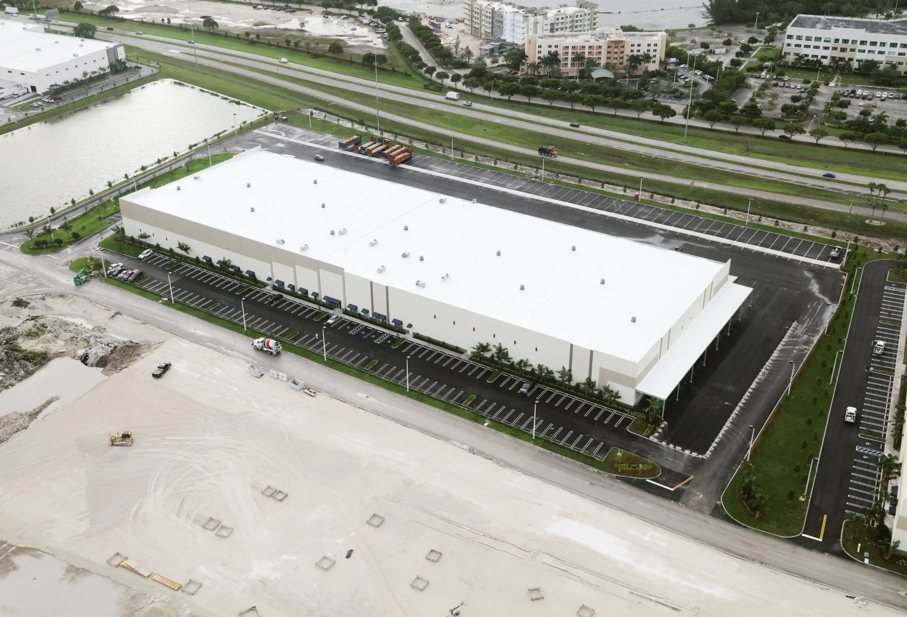 Flagler Station Phase III Class A Industrial Warehouses built by Hernandez Development & Construction in Miami FL