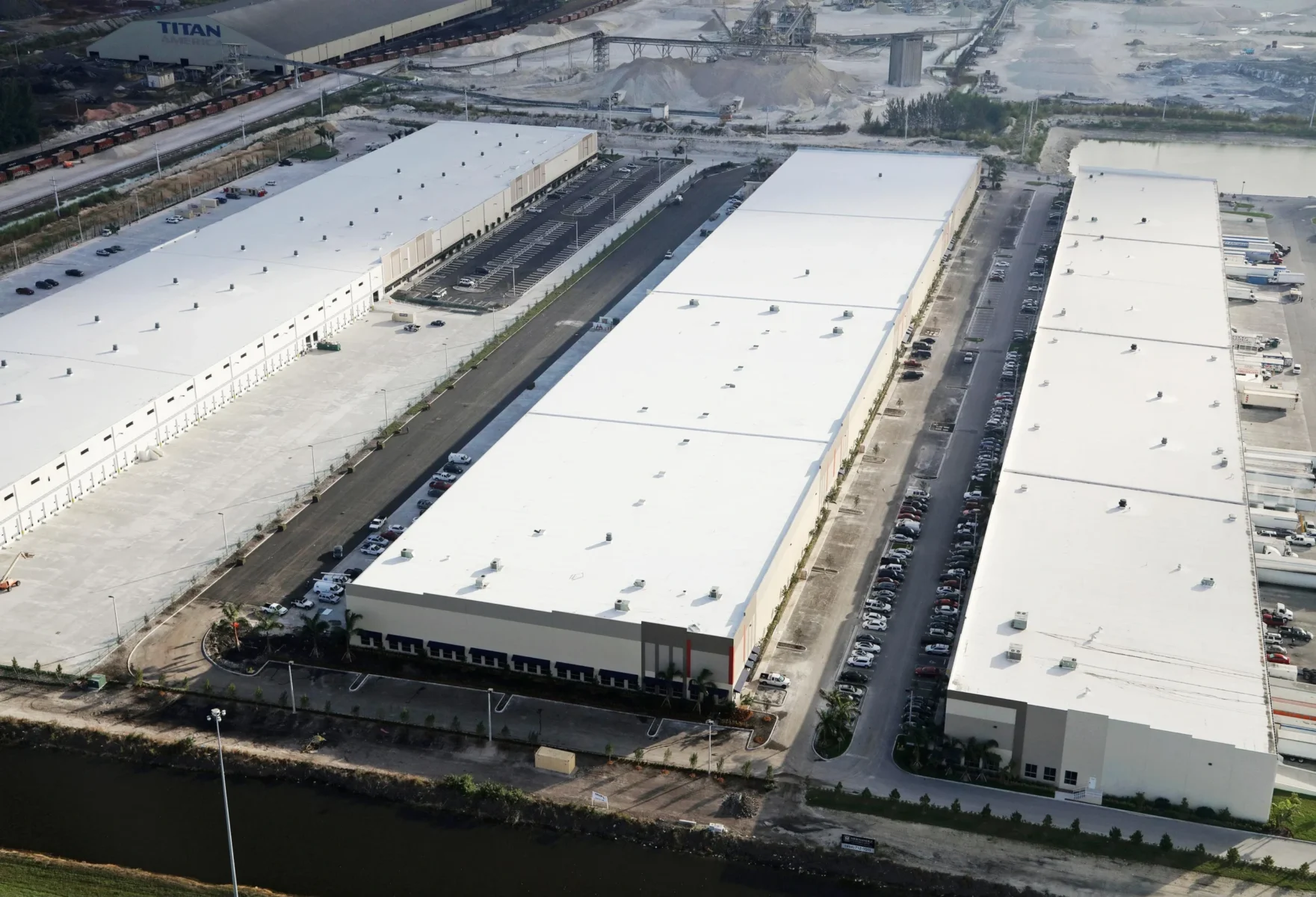 Flagler Station Phase III Class A Industrial Warehouses built by Hernandez Development & Construction in Miami FL