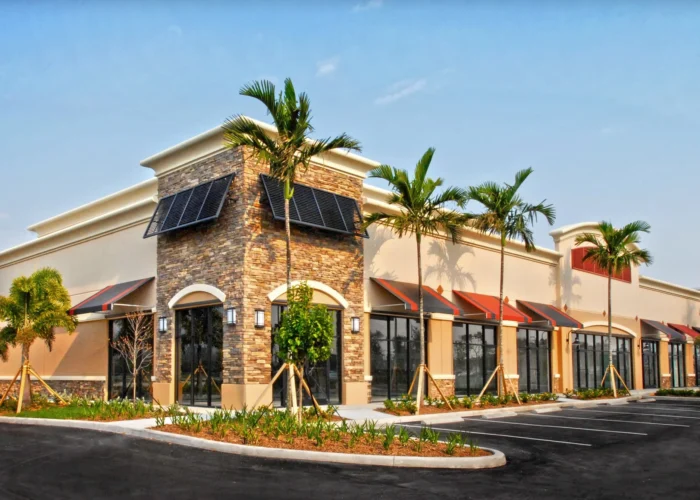 Lakeside Town Shops Outparcel Retail Building delivered by Hernandez Development & Construction in Davie FL