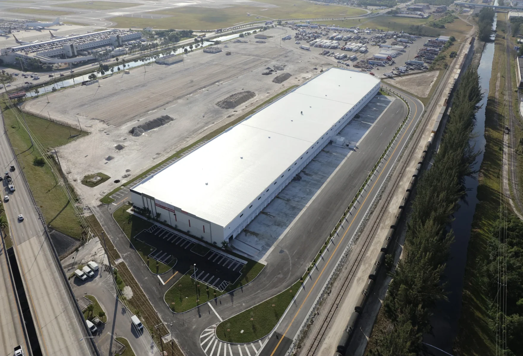 South Florida Logistics Center Industrial warehouse & distribution center built by Hernandez Development & Construction in Miami FL